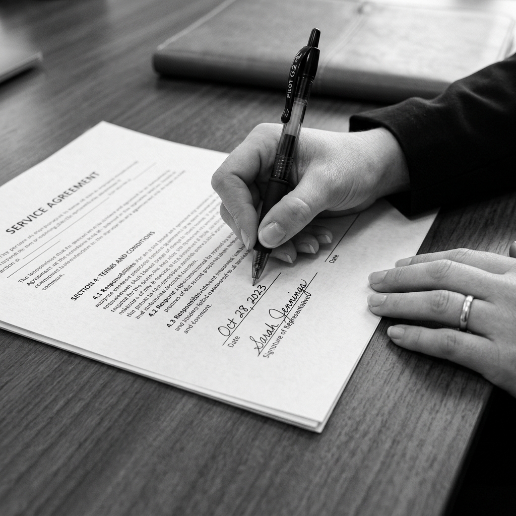 Hand writing on document - Strategi Politik & Konsultan Kampanye Indonesia